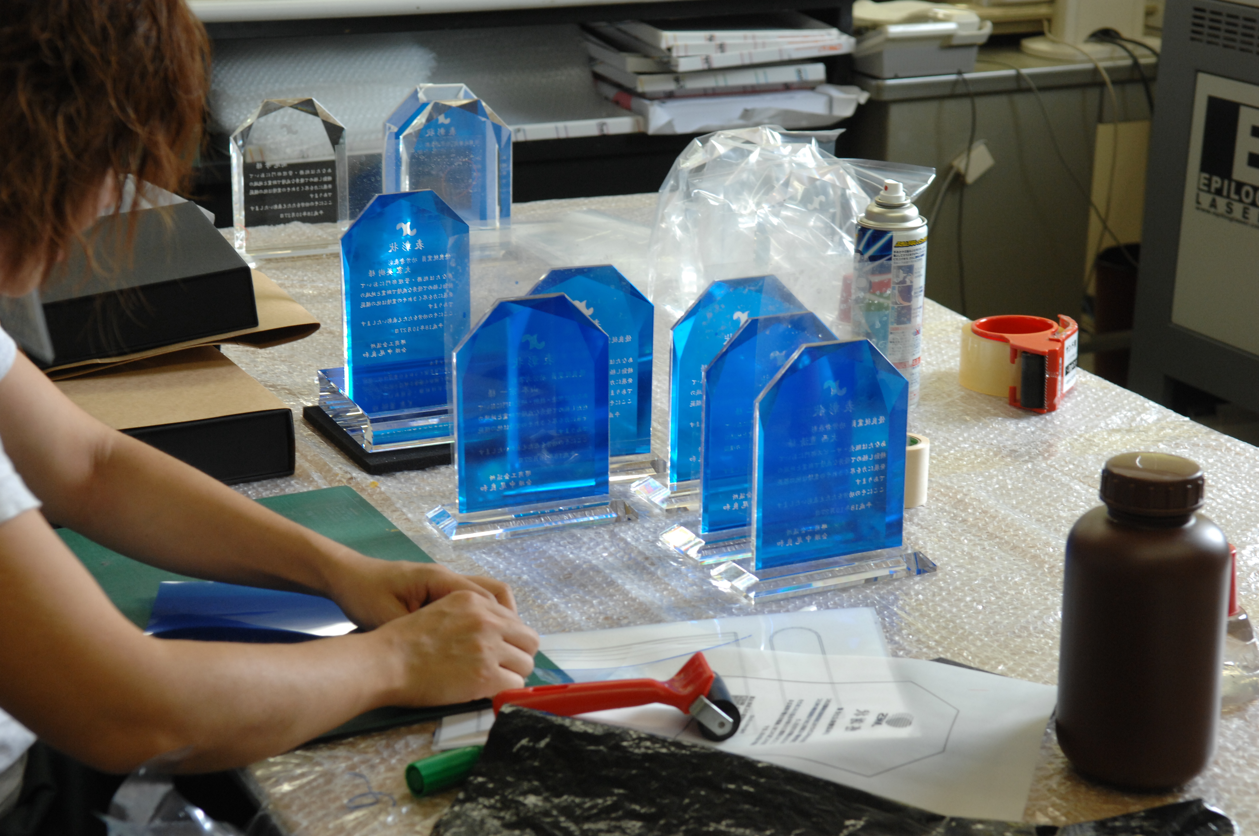 明るい休憩スペースの様子